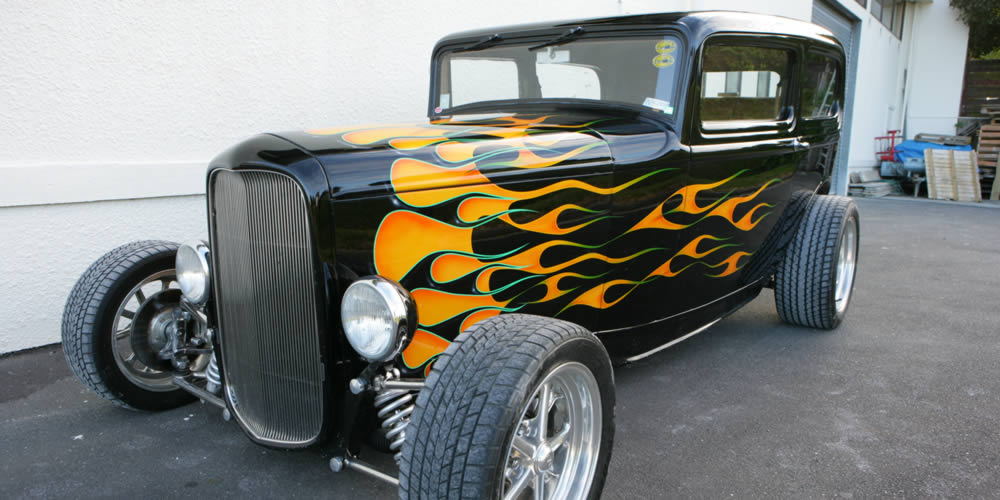 Anthony Brodie Airbrushing Car Artwork NZ