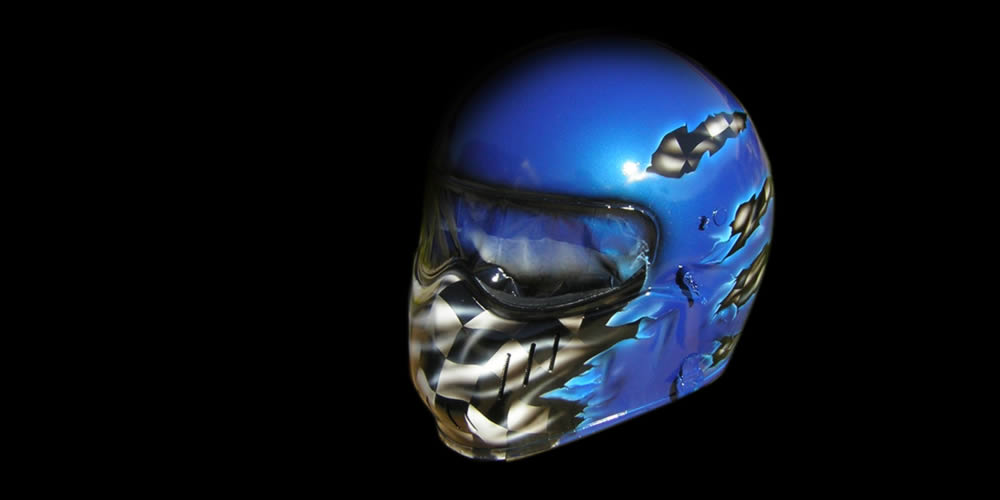 Anthony Brodie Helmet Airbrushing Gallery NZ